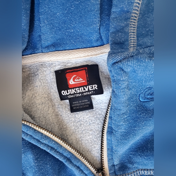 Quiksilver 12m boys blue sweater - Picture 3 of 4